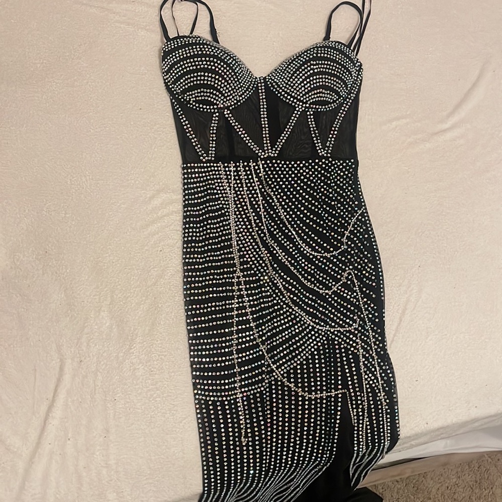 Long sparkly dress